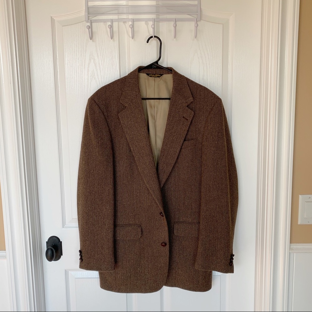 Brooks Brothers Brown Herringbone Sport Coat